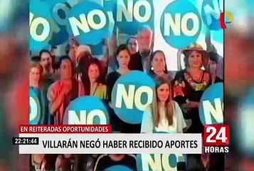 En reiteradas ocasiones: Villarán negó conocer fondos de financiamiento de su campaña