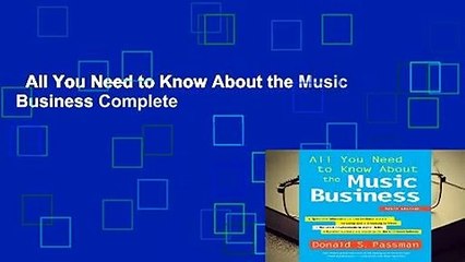 All You Need to Know About the Music Business Complete