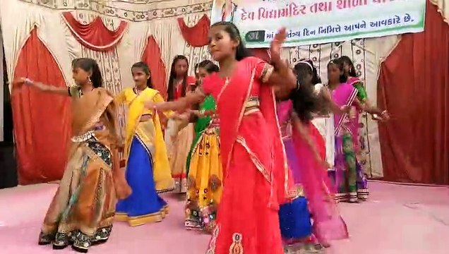 school girl are dancing