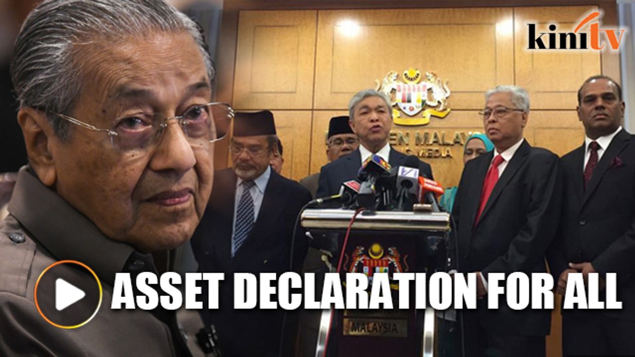 Dr Mahathir: The opposition will need to declare their assets too