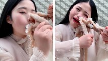Une femme se fait attaquer par un poulpe qu'elle voulait manger
