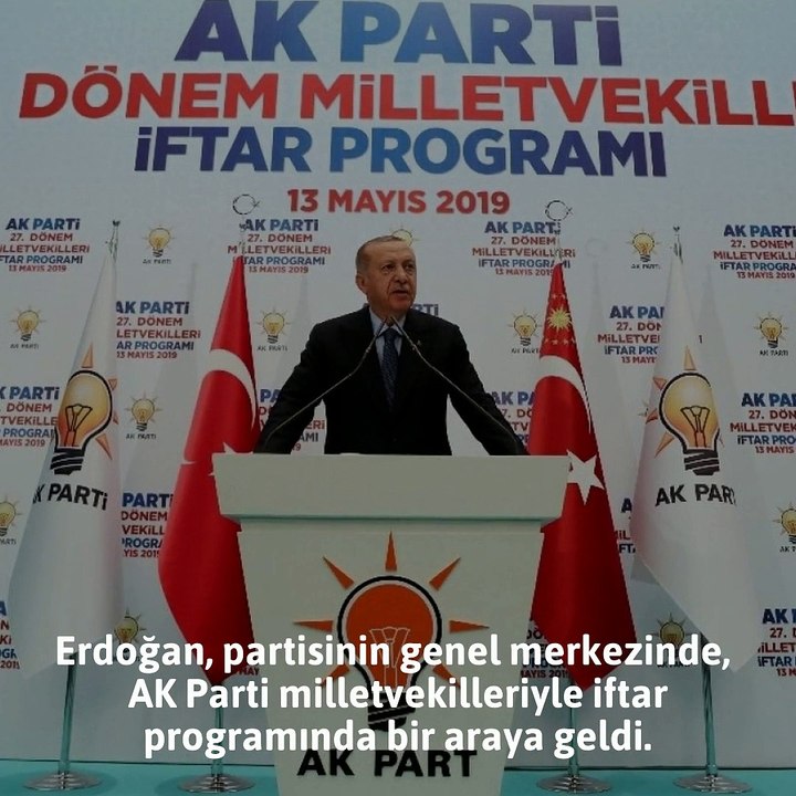 Erdoğan: Oyları çaldılar