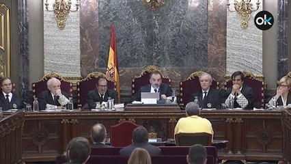 Testigo en el juicio del procés responde con un monosílabo