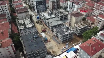 Kartal'da Çökmenin Ardından Kısa Sürede Şaşırtan Görüntü