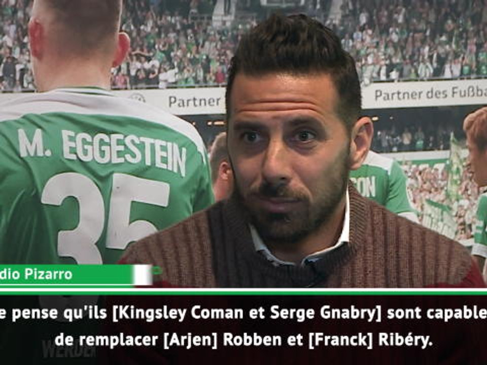 Bayern - Pizarro : "Coman et Gnabry peuvent remplacer Robben et Ribéry"