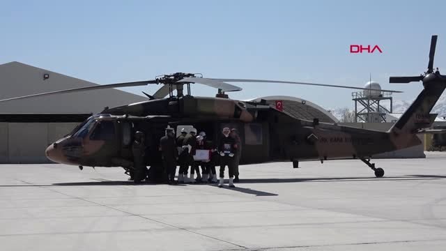 Hakkari Şehit Uzman Çavuş Volkan Demirci İçin Hakkari'de Tören