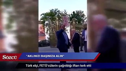 Türk elçi, FETÖ’cülerin çağrıldığı iftarı terk etti