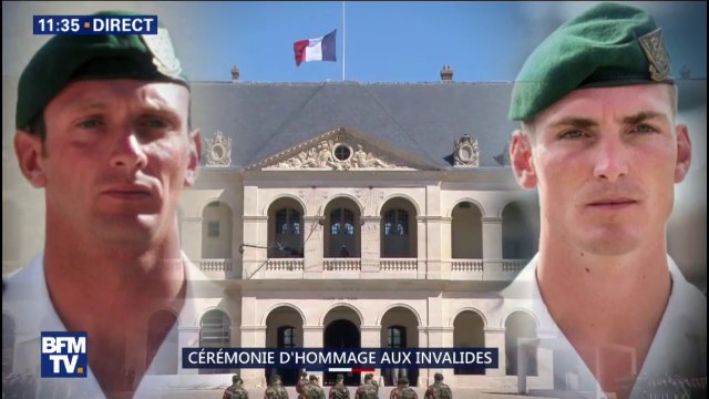 Emmanuel Macron: La mission était un succès mais nos deux soldats n'étaient plus, ils étaient morts en héros pour la France