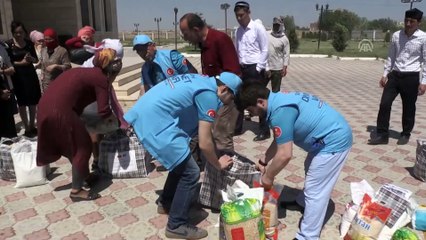 TDV'den Kazakistan'da gıda yardımı - TÜRKİSTAN