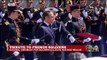President Macron gives title of knights of France's Legion of Honour to slain soldiers