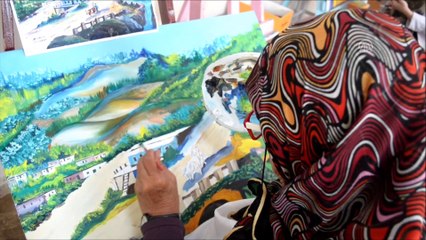 73 yaşında resim yapmaya başladı - KIRŞEHİR