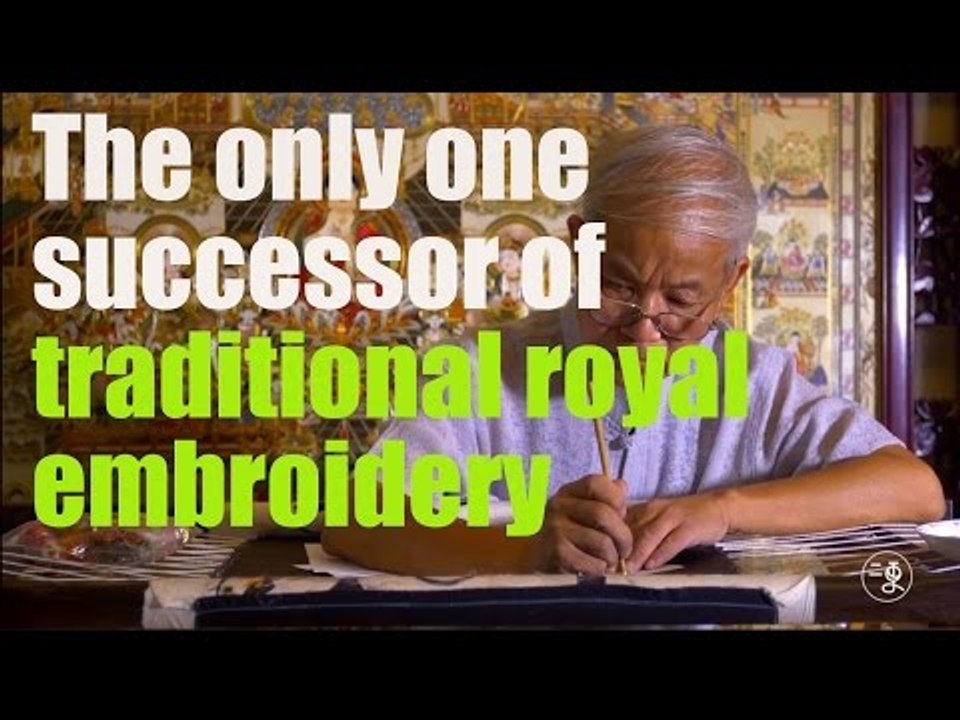 [Culture]The only one successor of traditional royal embroidery that with 1000 years history