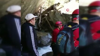 Kayıp gazeteciyi arama çalışmaları Derebaşı Deresi’nde devam ediyor