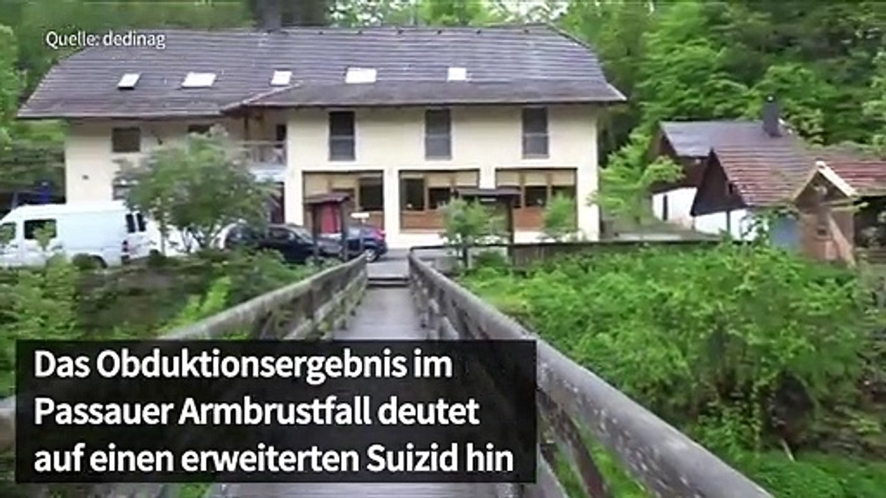 Passauer armbrustfall war offenbar erweiterter suizid