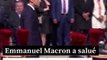 Hommage national : Emmanuel Macron salue les soldats 
