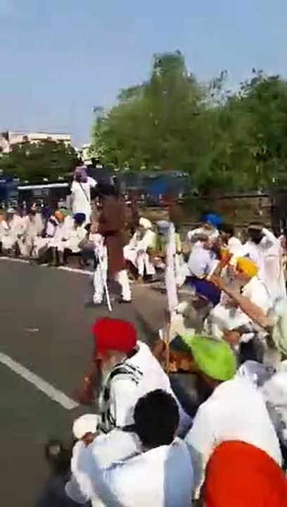 farmers protest against govt
