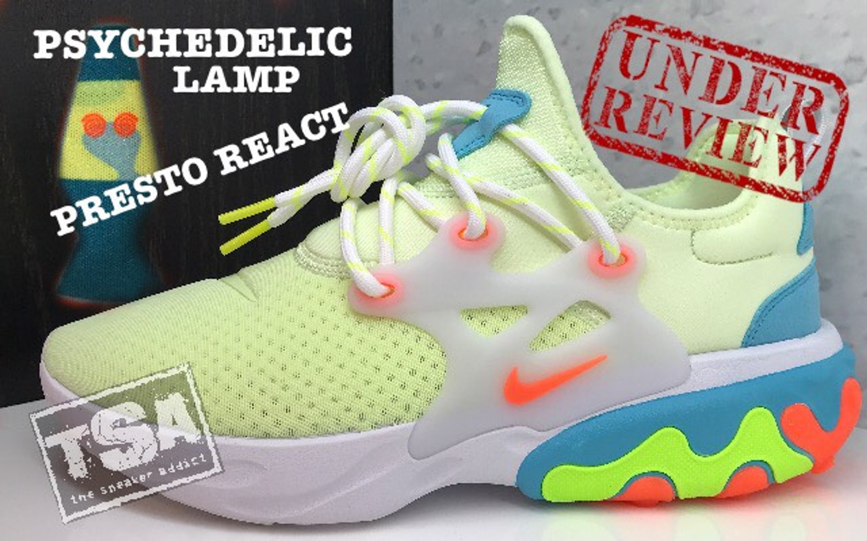 Nike Presto React Psychedelic Lava Lamp Sneaker Review - video Dailymotion