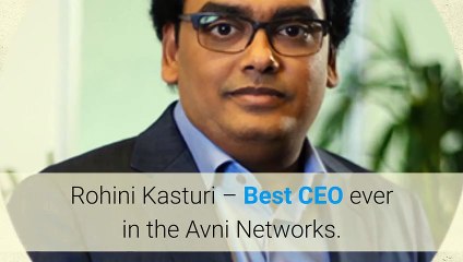 Avni Networks – Best CEO Rohini Kasturi | Glassdoor