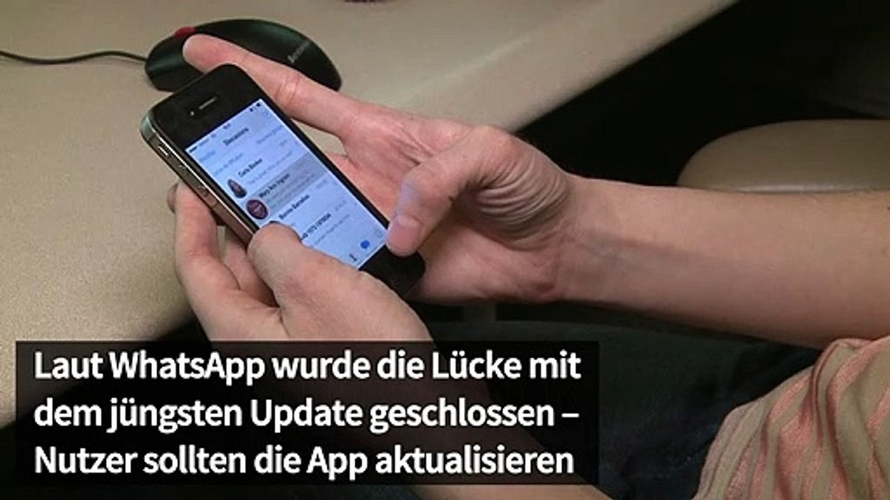 Sicherheitslücke bei WhatsApp - Hacker installieren Spyware