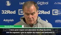 You can't copy Guardiola's tactics - Bielsa