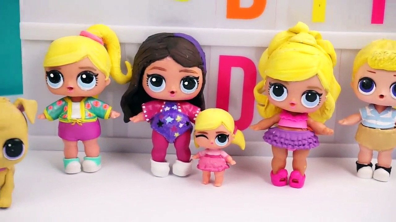 Pintando a Bebes LOL Surprise Como la Familia de Barbie - Ken, Skipper, Stacie y Chelsea
