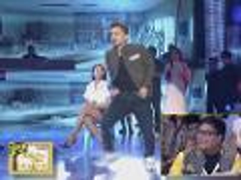 Jhong Hilario dedicates dance number to Iza Calzado on “Showtime”