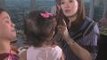 Kris grants a mom's wish to the 1st snip of daughter's hair.