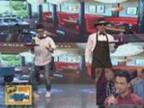 Vhong at Jhong, the dancing waiters tandem