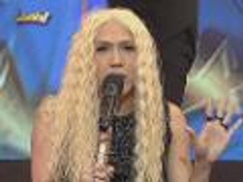 Vice takes on ice bucket challenge at the end of his Hot N Cold Prod number