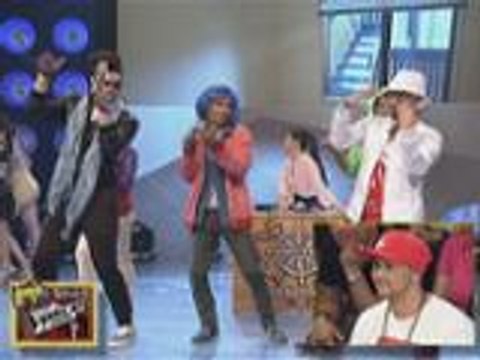 Vhong and Jhong tinuruan ang mga madlang artista ng sayaw na Lick It