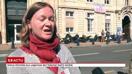 Grève illimitée aux urgences de l'hôpital Saint-André