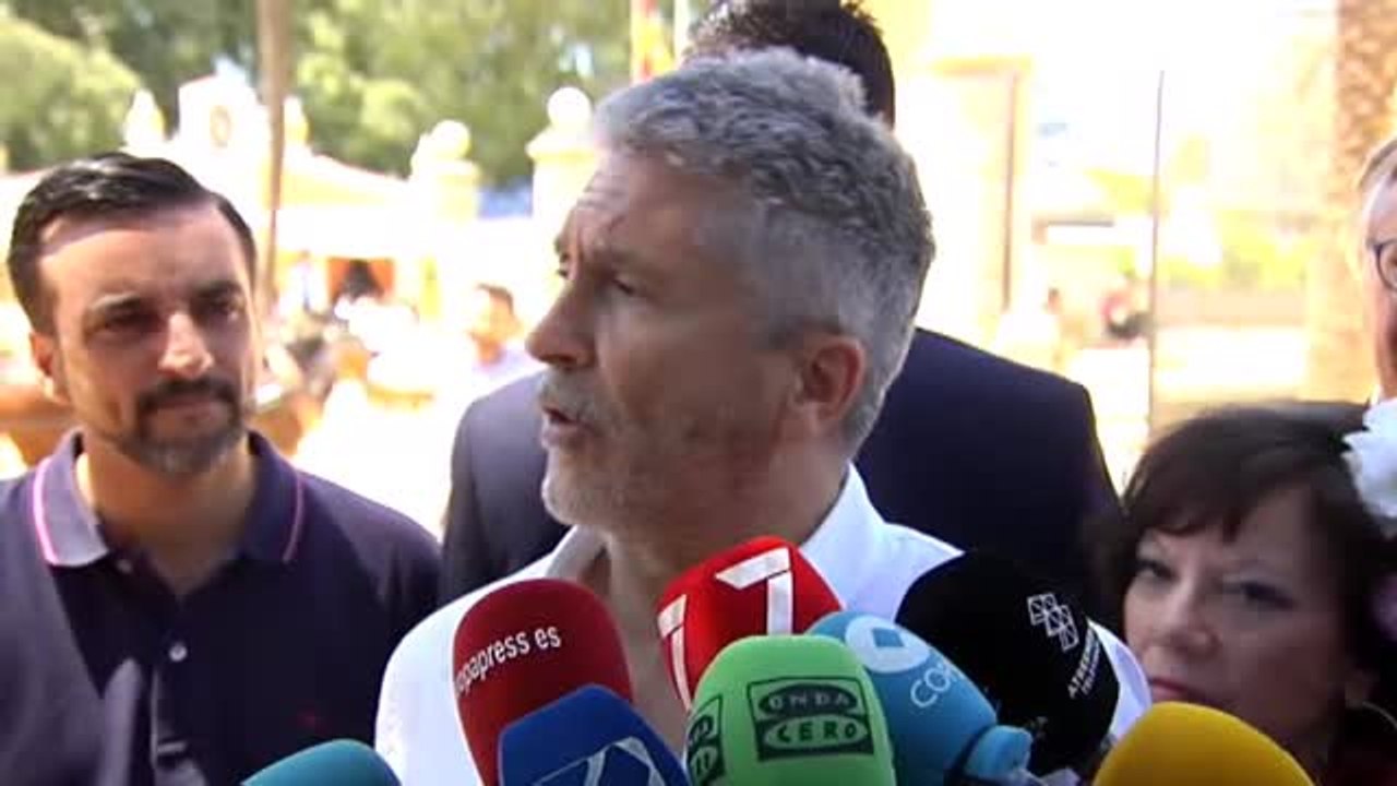 Marlaska, sobre la constitución de las Cortes: "Se tomarán la medidas necesarias para que sea una jornada de tranquilidad"