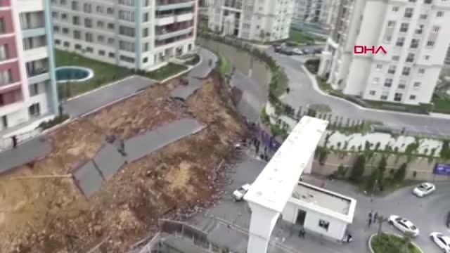 Başakşehir'de İstinat Duvarı Çöktü - 2