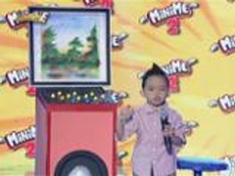 Mini Me ni Marcelito Pomoy bumirit ng todo sa kanyang mini KaraOkey Challenge