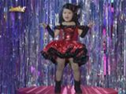 Mini Maja Salavador nagpakita ng mga patok na dancemoves kagaya ng idol niya
