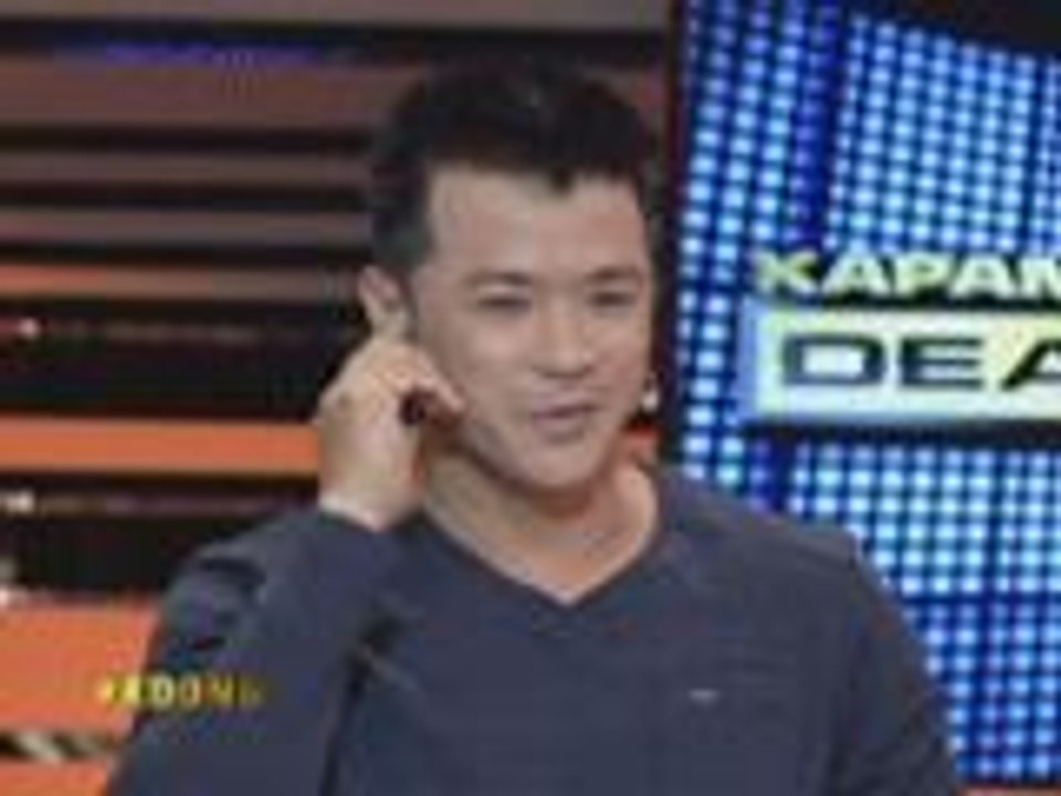 Jeric sings "Don't give up on us"