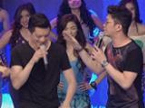 Vhong pinakita niya kay Bamboo ang kanyang kalokalike dance moves
