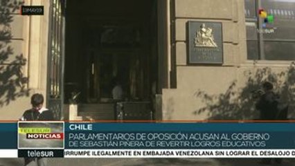 Chile: acusan a gobierno de Piñera de revertir logros educativos