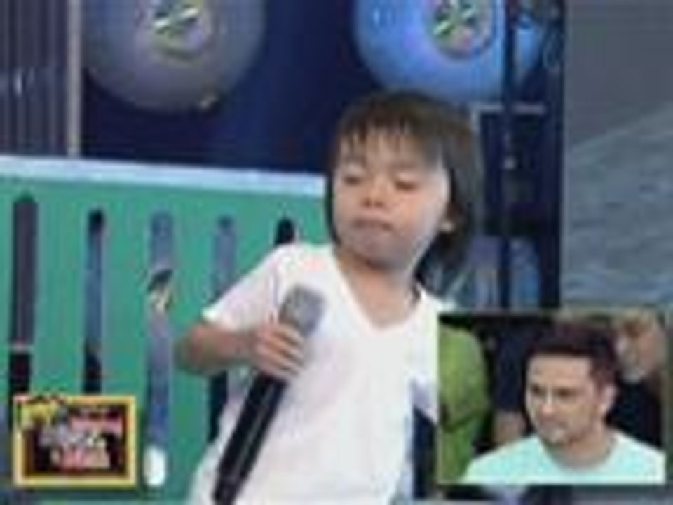 Vhong at Mini Me na si Enzo ang slow-mo Nae Nae...