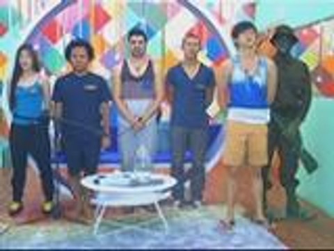 Housemates, gagawa ng domino tower para kay Charlhone