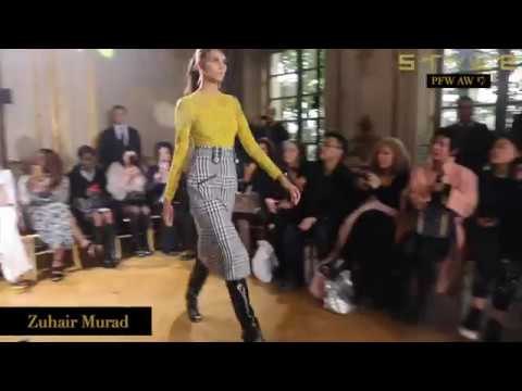 Zuhair Muraid's autumn-winter 2017 collection at Paris Fashion Week