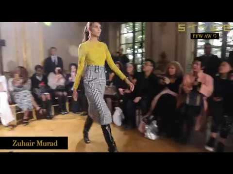 Zuhair Muraid's autumn-winter 2017 collection at Paris Fashion Week