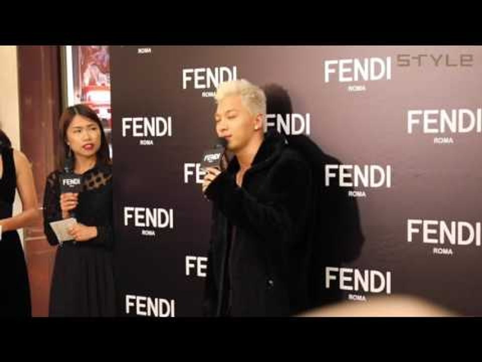TAEYANG X FENDI in Hong Kong