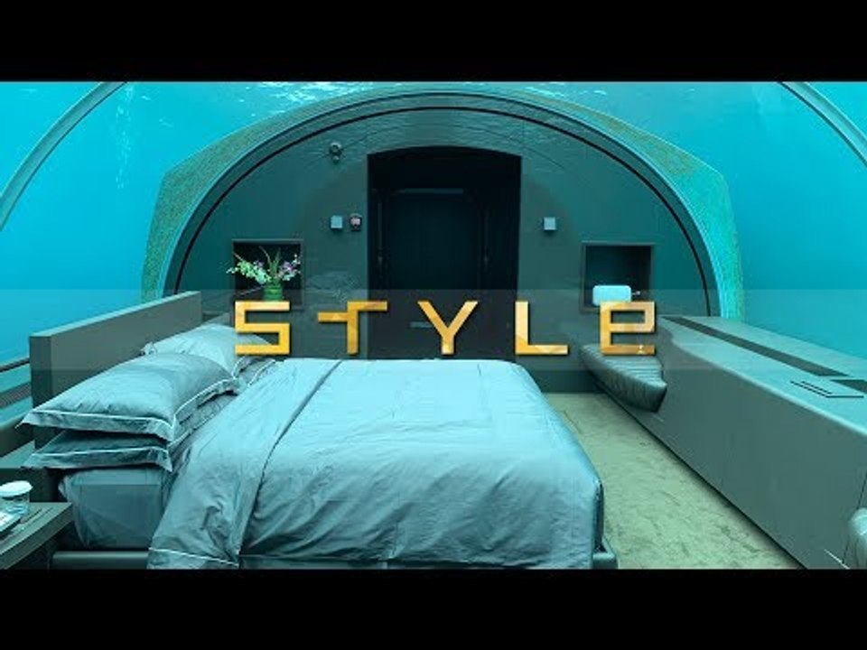 INSIDE:  the underwater suite at The Muraka, Maldives