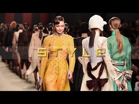 Karl Lagerfeld's last Fendi Show at Milan Fashion week 2019