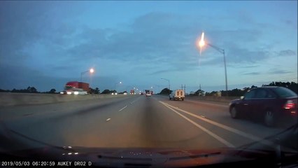Pickup Truck Causes Accident with Left Lane Merge