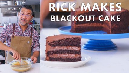 Rick Makes Chocolate Blackout Cake
