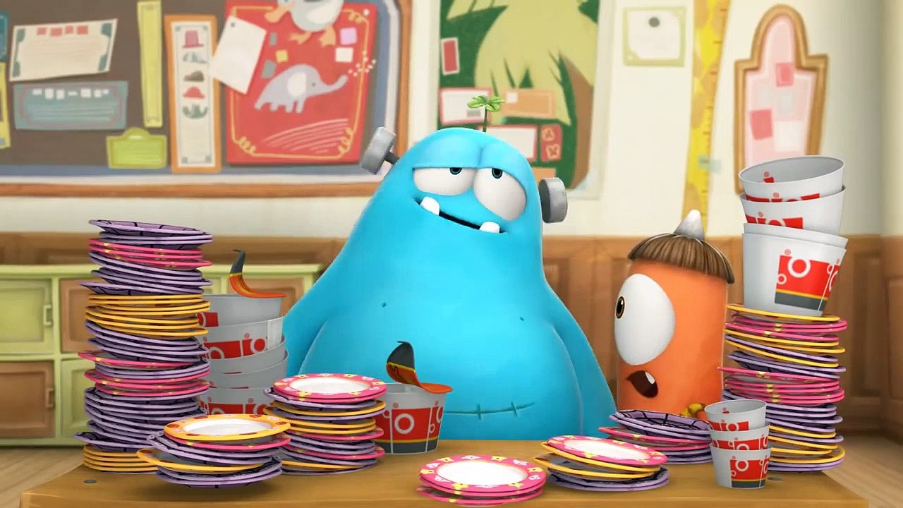 Funny Animated Cartoon | Animation Frankie the Monster Trash Can 스푸키즈 | Cartoon for Children