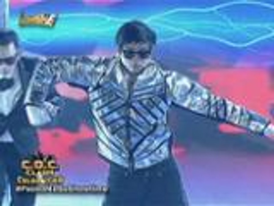 Paul's robotic dance moves in It's Showtime Clash of Celebrities