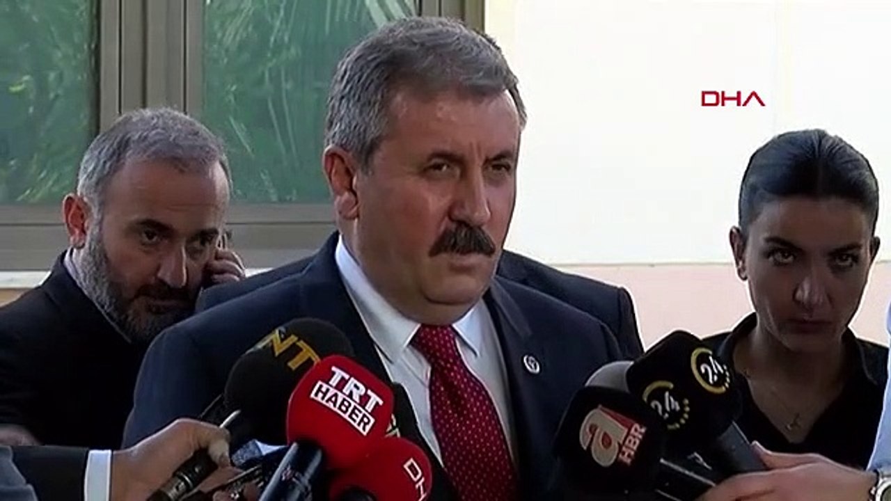 Ankara BBP Lideri Mustafa Destici, Cumhurbaşkanı Erdoğan ile Görüşmesinin Ardından Açıklama Yaptı